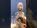粘土で座る女のフィギュアを作る方法 #粘土 #アート #フィギュア #shorts