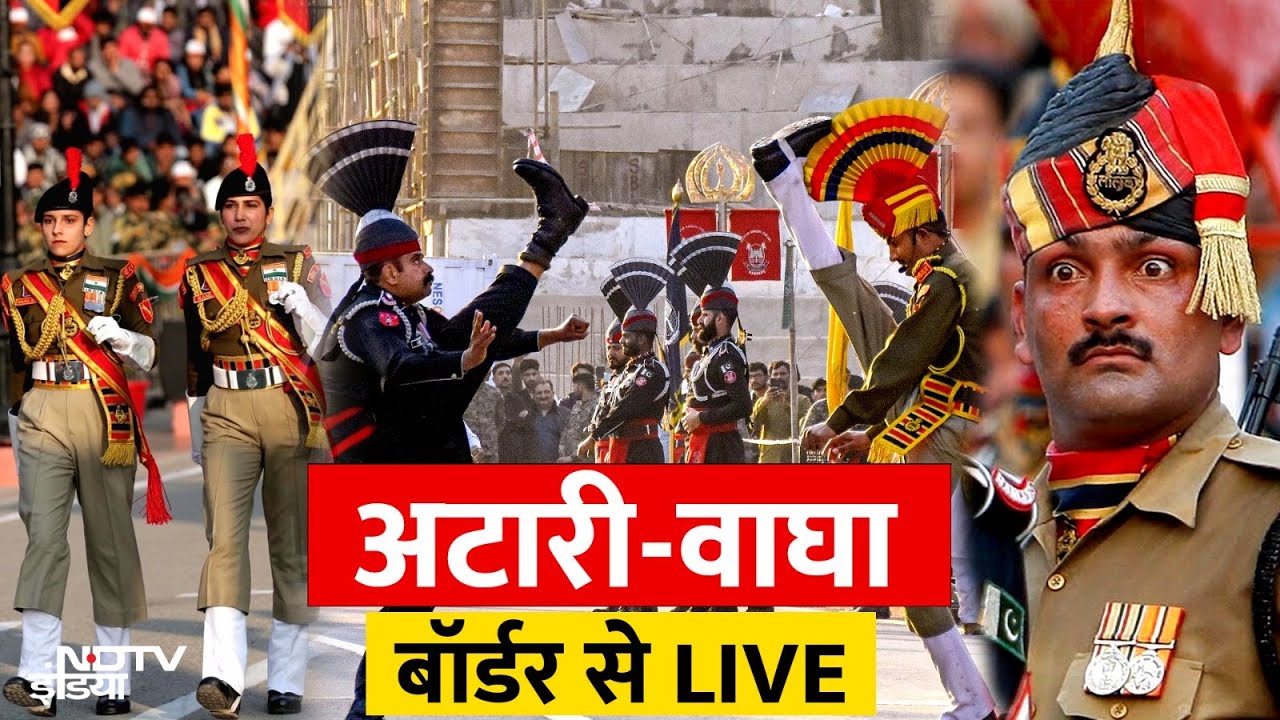 LIVE :  Attari-Wagah Border Beating Retreat Ceremony LIVE | India Vs Pakistan | 26 January 2026