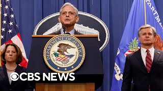 Justice Department announces charges against Chinese nationals in three separate cases | full video