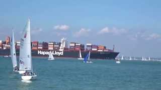 cowes week yacht start 2015