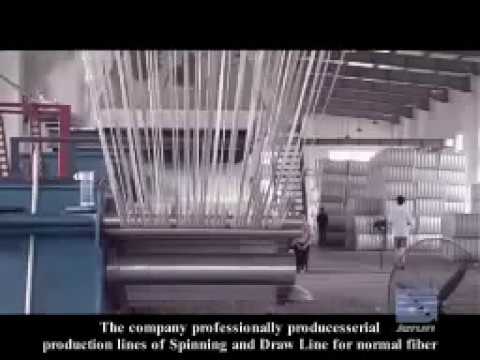 POLYESTER STAPLE FIBER LINE - YouTube