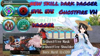 Toram online - new difficulty ghostfire oni VH &amp; review new skill dark + dagger skill - yusagi