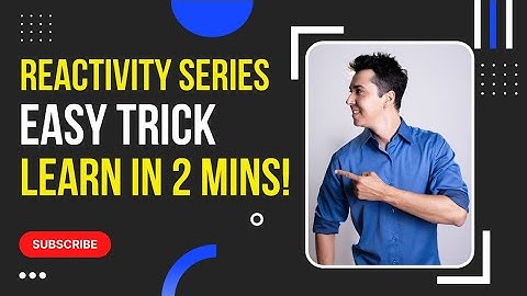 Easy trick to learn Reactivity Series in 2 minutes | Class 10 | Metals and Non metals