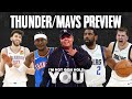 Thunder Vs Mavs Preview | I&#39;m Not Gon Hold You #INGHY