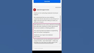 2 - Cyberlink Responds