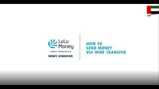How to send money via Wire Transfer - UAE