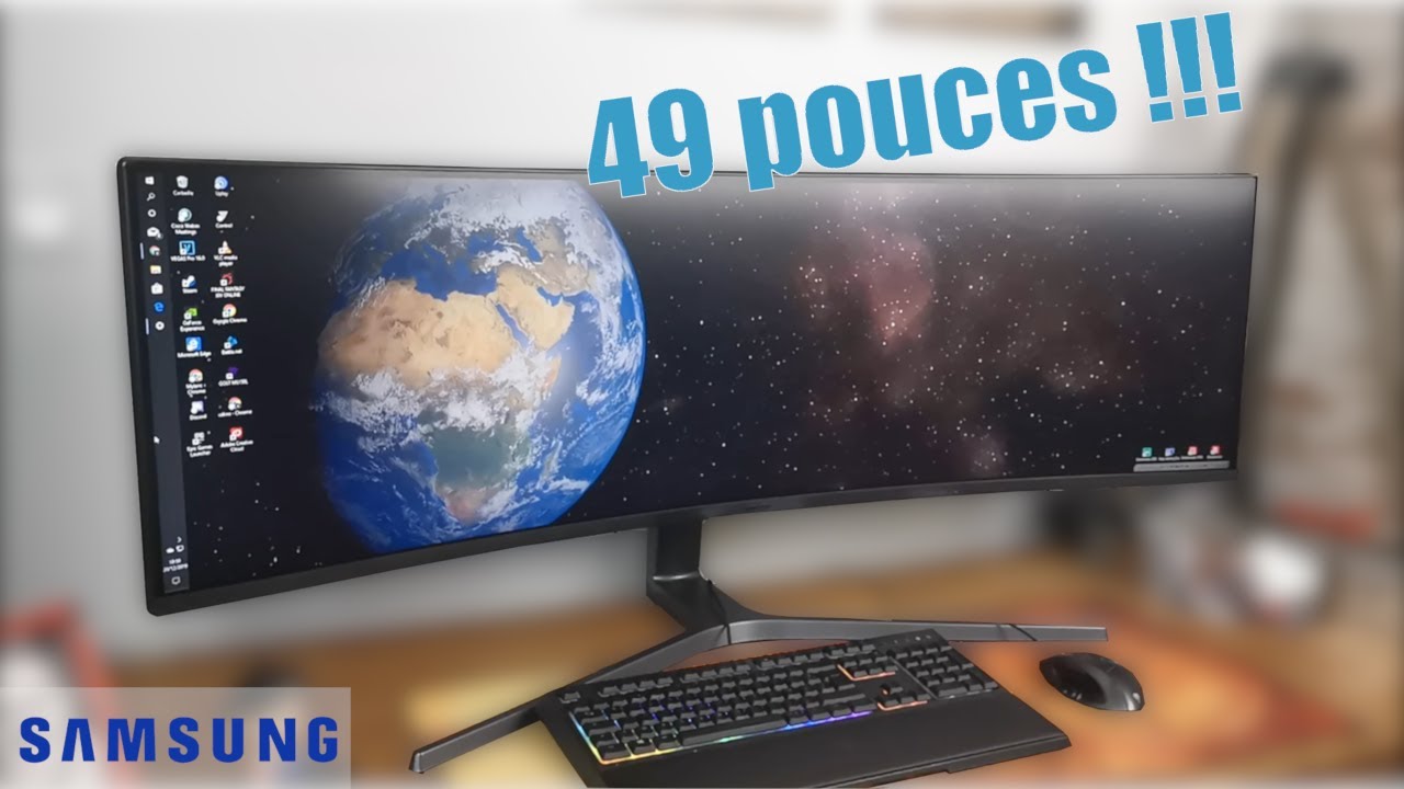 Ecran PC Gamer Samsung C49HG90DMR pas cher - Moniteur - Achat moins cher
