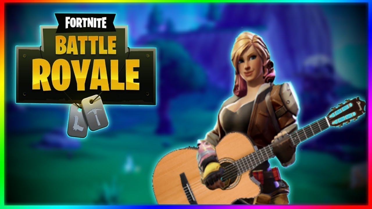 Playing Guitar on FORTNITE YOU'RE AMAZING YouTube