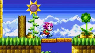 Sonic Mania Plus Mods - Sonic Megamix Mania (Classic Mode) | Full Playthrough as Amy Rose
