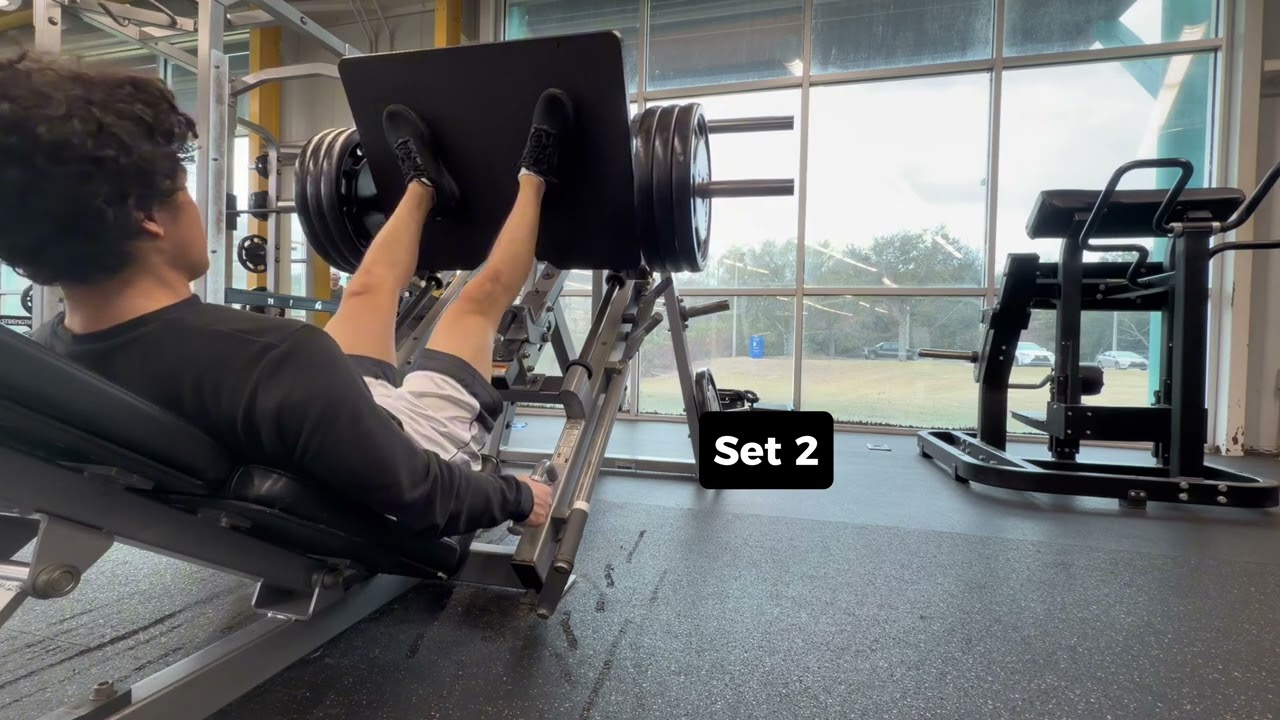 Crushing 205 PR on Leg Day at 16