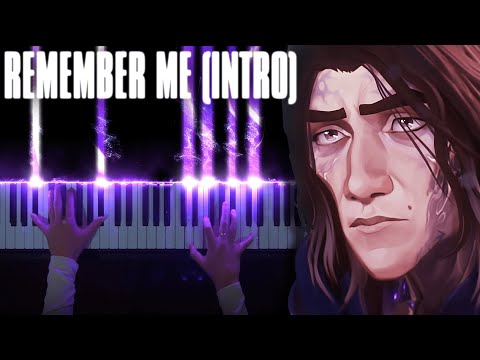 OST Arcane League Of Legends D4vd Remember Me Intro Piano Cover Version