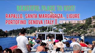 Rapallo, Santa Margherita Ligure, Portofino GENOVA ITALY  || OFW in Turin Italy #OFWinTurinItaly