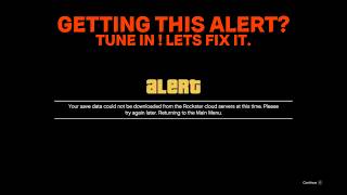 Fix Cloud Save Error in GTA 5 (Xbox & PS) FAST