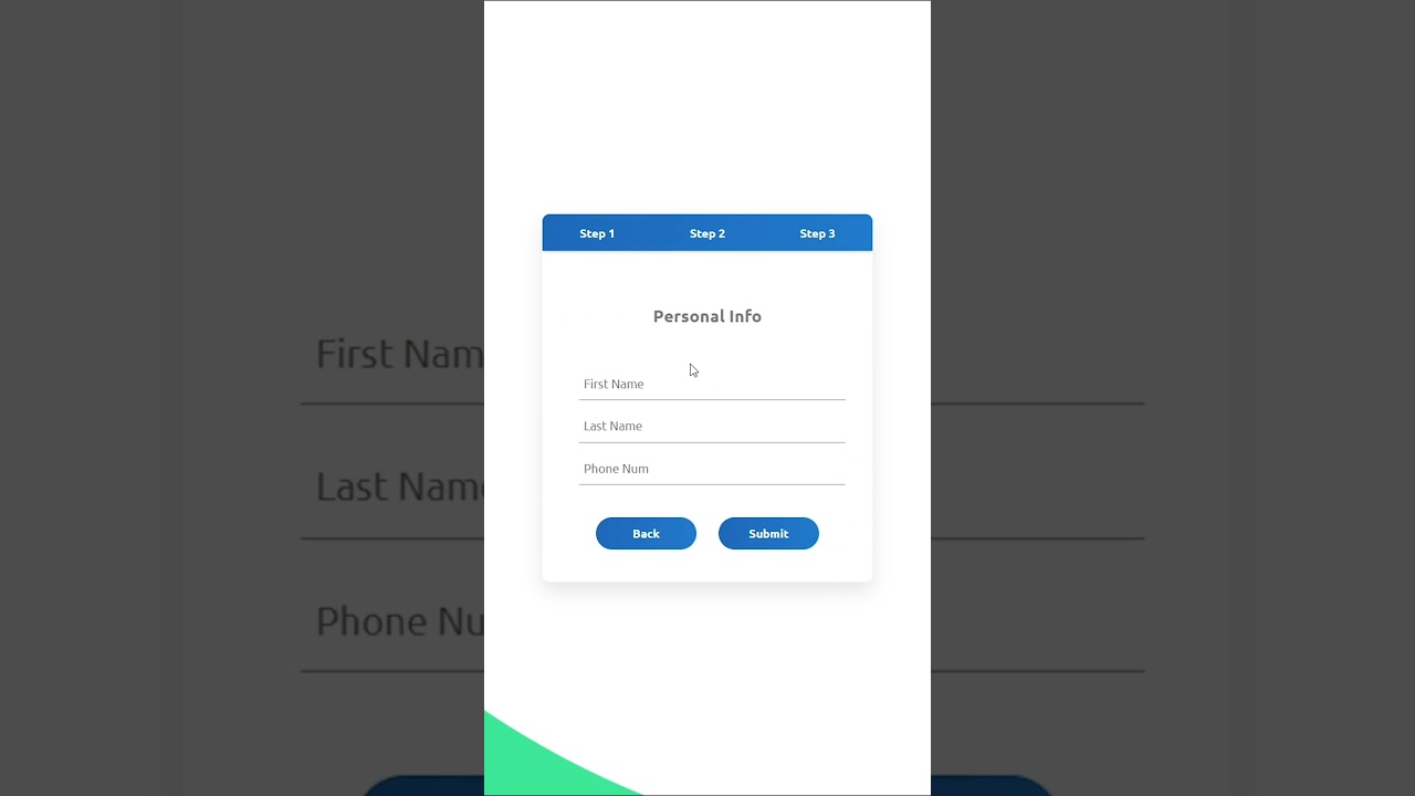 Multi Step Login Form Using HTML CSS | PRILIST | WATCH FULL VIDEO ON MY CHANNEL | 