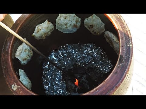 항아리로 화덕 만두 만들기handmade fire mandu | 상남자