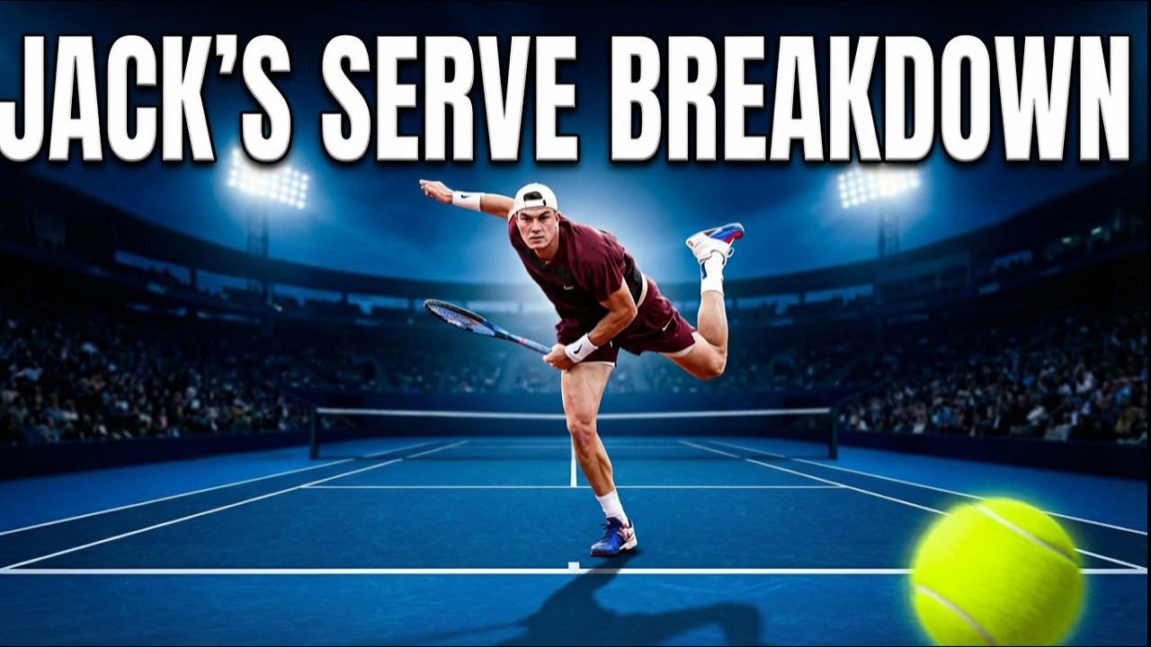 Анализ подачи Джека Дрейпера для теннисистов клубного уровня 3.0 и 3.5 🎾 👌 😎 ♥️