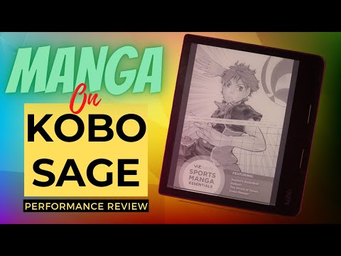 Kobo sage manga performance & battery drain test