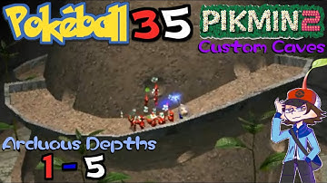 | Pikmin 2 Custom Caves | - Arduous Depths by Poochy ( Sublevels 1 - 5 )