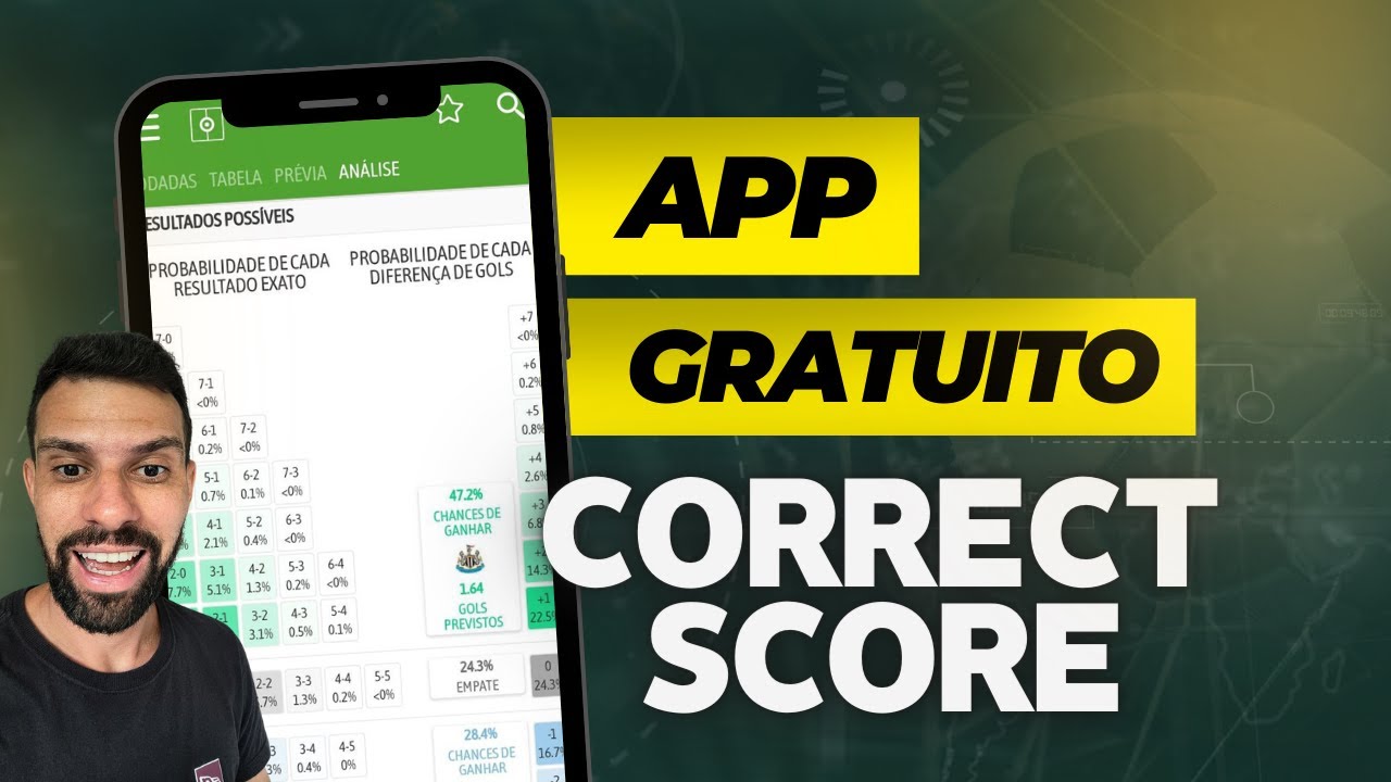 APLICATIVO GRÁTIS ÓTIMO PARA TRABALHAR CORRECT SCORE: BESOCCER