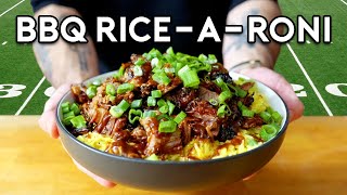 Super Bowl Fusion Kansas City Bbq Meets San Francisco Rice-A-Roni