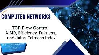 TCP Congestion Control: AIMD, Efficiency, Fairness, and Jain’s Fairness Index