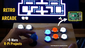 DIY Retro Arcade Controller & 9 More R-pi Projects