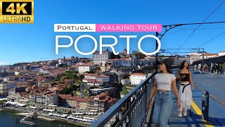 Porto Portugal | Scenic Walk & City Views Along the Douro River [4K]