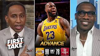 Famous FIRST TAKE | 5th ring for LeBron - Shannon RIPs Stephen A. Smith on Lakers eliminated Rockets in 6 Profile