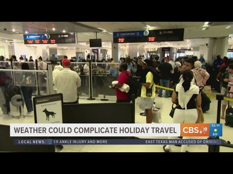 Weather could complicate holiday travel - YouTube