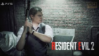 Leon vs. Lyle The Crocodile / Resident Evil 2 Remake PS5 Gameplay No Commentary