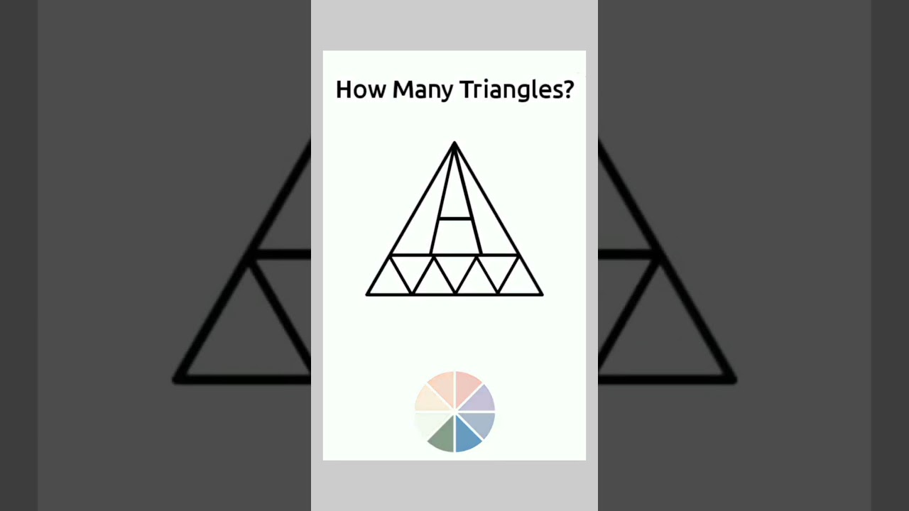how many triangles ? iq test 