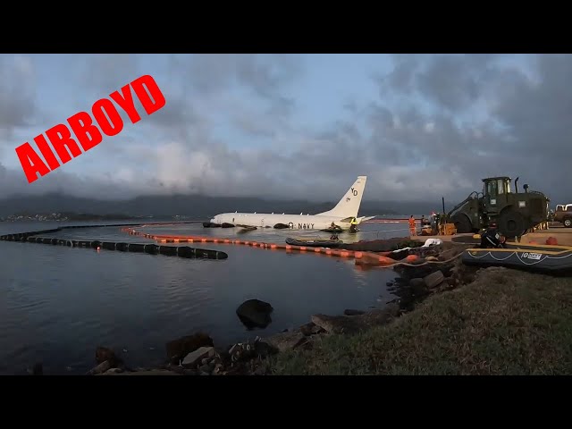 P-8 Poseidon Extraction Time-lapse • Kaneohe Bay Hawaii class=