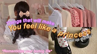 Girly Ideas on how to feel like a princess at home || Romanticize your 2022