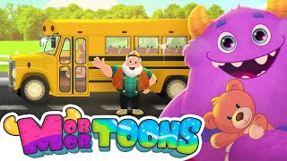 Wheels on the Bus | Nursery Rhymes \& Kids Songs | Mormortoons