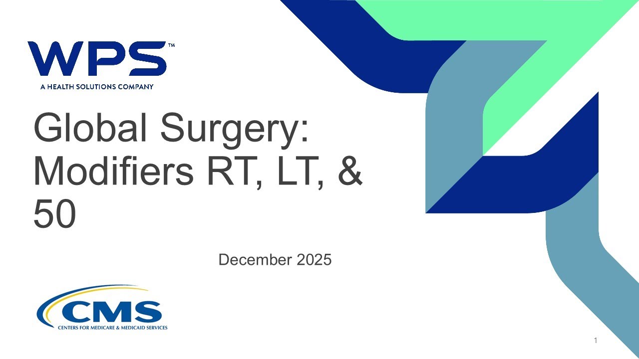 Global Surgery: Modifiers RT, LT & 50 - YouTube