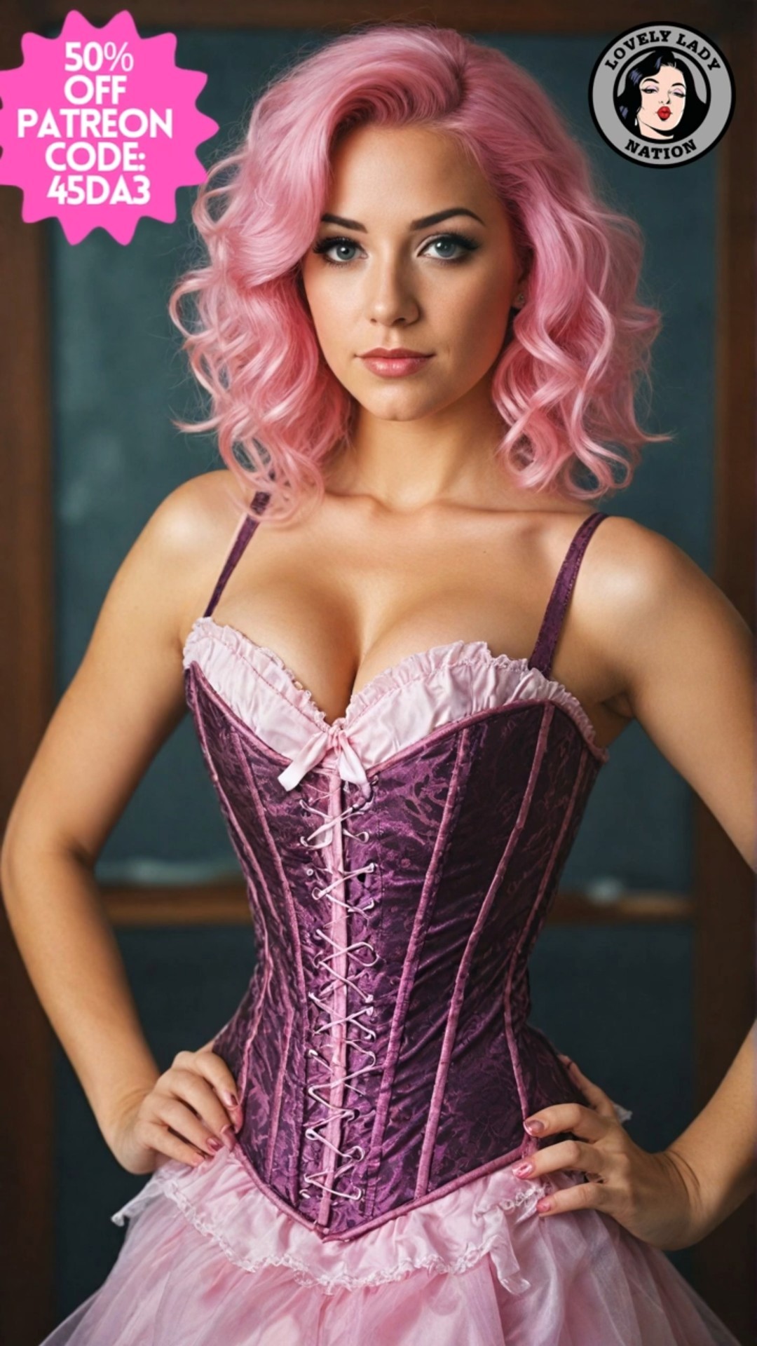 pink haired teachers know how to dress CORSET EDITION vol.3