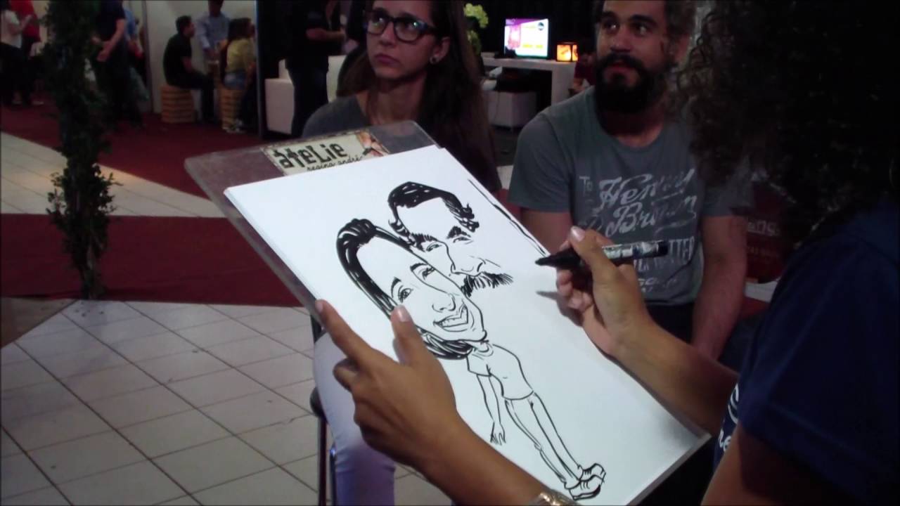 CARICATURA REGINA ANDRÉ