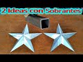 Ya no tires los sobrantes del perfil cuadrado, "Mira estas 2 Ideas que puedes hacer"