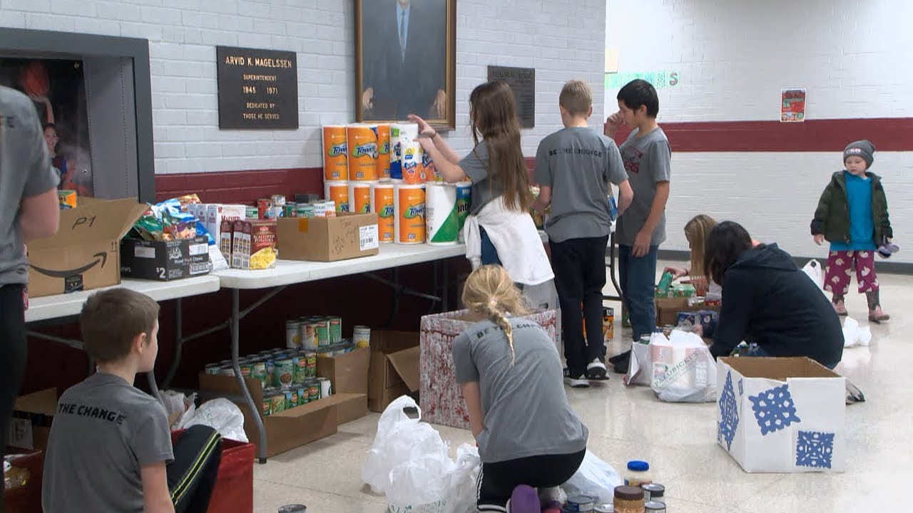 Fosston Schools Compete for a Cause with Holiday Food Drive YouTube