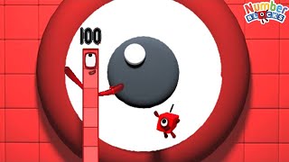 Looking for Numberblocks Comparison 0 to 10 vs 100 to 1,000,000 GIANT Numberblocks Number Pattern
