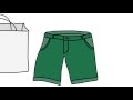 How to draw a bag and pant