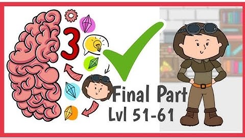 Brain Test 3 Tricky Quests & Adventures All Levels 51-61 Solution walkthrough