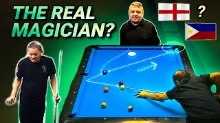 EFREN REYES MEETS 'THE MAGICIAN' from ENGLAND and this happened...