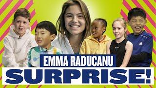 Celebrity Emma Raducanu SURPRISES LTA Youth Kids! 😂 | LTA Net Worth