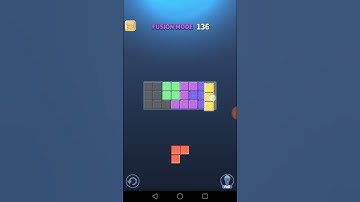 Block Puzzle King Fusion Mode Level 136 Walkthrough Solution