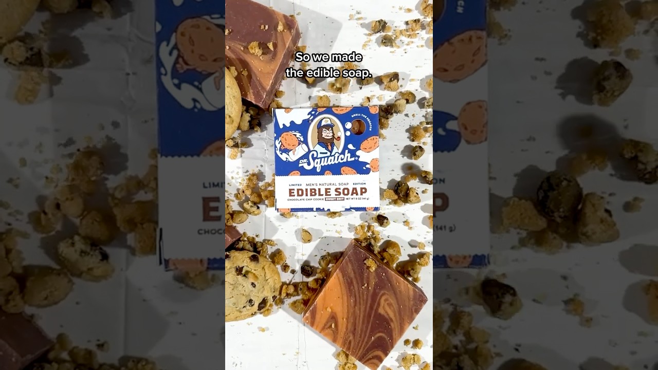 We FINALLY made EDIBLE soap 🍪