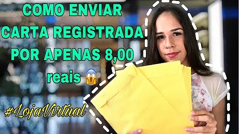 Quanto custa enviar uma carta registrada pelo correio?