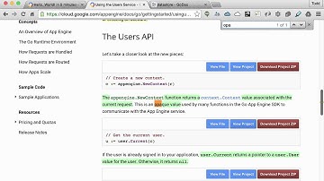 Go app engine guestbook
