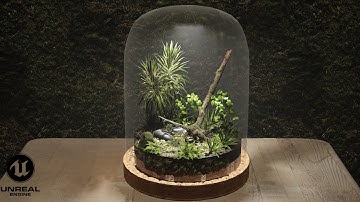 🌲Ecosystem In a Jar | Terrarium | Photorealistic Garden | Unreal Engine 5🌲