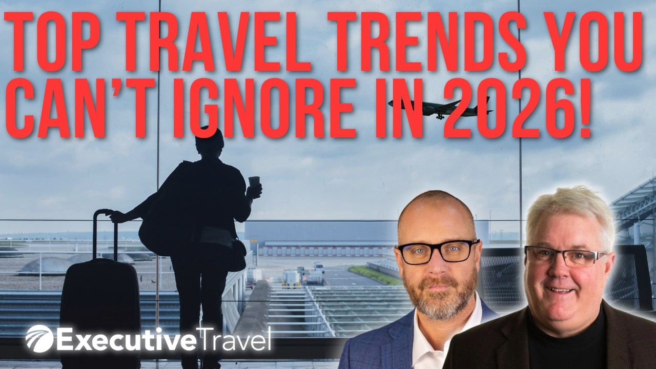 What are the biggest travel trends of 2026? As we reach the halfway point of the year, Executive Travel President Steve Glenn shares his expert insights into the changing world of travel and what every business and leisure traveler should know before planning their next trip.

In this special mid-year travel update, Steve breaks down the **Top 10 Travel Trends of 2026**, including how artificial intelligence is changing travel, why Europe continues to dominate vacation wish lists, why premium travel is booming, and why working with a trusted travel advisor has never been more valuable.

Whether you're planning a business trip, European vacation, luxury cruise, or family getaway, these travel insights will help you make smarter travel decisions for the rest of 2026 and beyond.

**In this video you'll learn:**
✈️ Why travel demand remains incredibly strong in 2026
🤖 How AI is transforming the travel industry
💼 The evolution of business travel
🌍 Why Italy, Greece, France, Portugal, and Ireland remain top destinations
🏨 Why travelers are choosing premium experiences over budget travel
🎯 How personalized travel planning is becoming the new standard
👥 The ongoing impact of labor shortages across the travel industry
🌱 Why sustainable tourism matters more than ever
🛡️ The importance of travel insurance and flexible booking options
❤️ Why trusted travel advisors still outperform technology when things go wrong

At Executive Travel, we believe technology should enhance the travel experience—not replace the personal relationships that make exceptional service possible. Our experienced travel advisors combine cutting-edge tools with decades of expertise to help travelers navigate an increasingly complex world.

If you're planning travel in 2026, we'd love to help.

🌐 **Learn more:** https://www.executivetravel.com
📞 **Contact Executive Travel:** https://www.executivetravel.com/contact
📰 **Read more travel insights:** https://www.executivetravel.com/blog

👍 If you found this video helpful, please Like, Subscribe, and click the notification bell so you never miss our latest travel news, airfare updates, travel tips, and destination insights.

**#TravelTrends2026 #TravelNews #BusinessTravel #LuxuryTravel #EuropeTravel #ItalyTravel #ArtificialIntelligence #TravelAdvisor #ExecutiveTravel #TravelTips #CorporateTravel #TravelIndustry #VacationPlanning #TravelManagement #AirTravel**